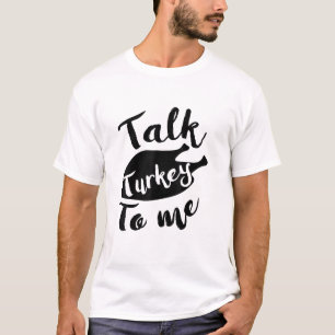 T-shirt Joli Thanksgiving Parle Turquie À Moi Chemise Funn