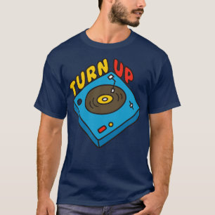 T-shirt Joli Tourne-disque Doodle