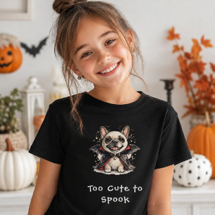T-Shirt Joli vampire chauve-souris Halloween Bouledogue Fr