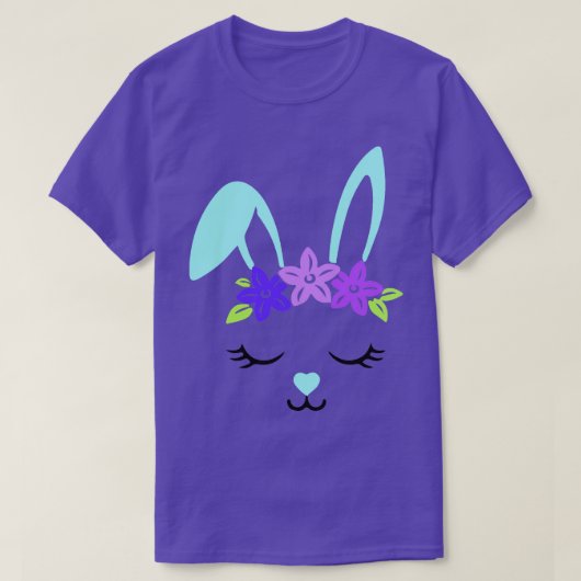T-shirt Joli visage de lapin (Design devant)