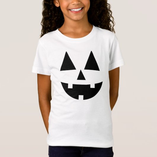 T-Shirt Joli visage Jack-O-Lantern pour Halloween (Devant)