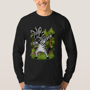 T-shirt Joli zèbre dabant drôle Danse de zèbre Animal 