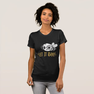 T-shirt Jolie Abeille avec Lunettes - Laissez-le Faire