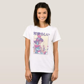 T-shirt Jolie Anime Girl Avec Plushies (Devant entier)