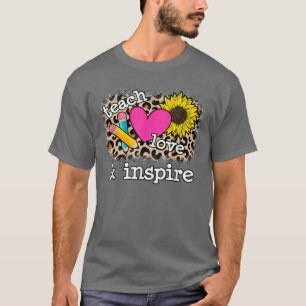 T-shirt Jolie Apprentissage, Amour Et Inspirer Empreinte d