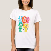 T-shirt Jolie aquarelle filles art moderne funky (Devant)