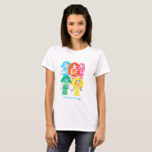 T-shirt Jolie aquarelle filles art moderne funky (Devant entier)