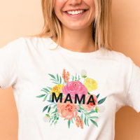 Jolie aquarelle Floral MAMA Maman