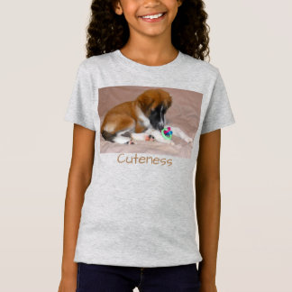 T-Shirt Jolie Bordure Collie Puppy