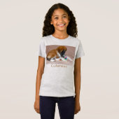 T-Shirt Jolie Bordure Collie Puppy (Devant entier)