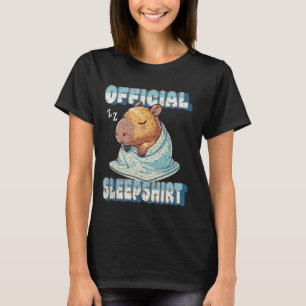 T-shirt Jolie Capybara Illustration Chemise Officielle De