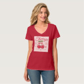 T-shirt Jolie Cerise (Devant entier)