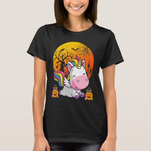 T-shirt Jolie Chemise Halloween Filles Enfants Witchy Unic