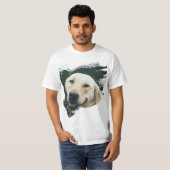 T-shirt Jolie conception de chien (Devant entier)