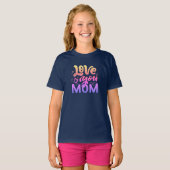 T-shirt Jolie conception Texte Aimez-vous Maman pour les m (Devant entier)