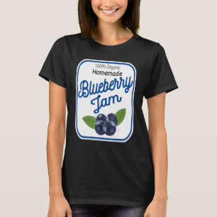 T-shirt Jolie Confiture De Myrtille Maison Facile Paresseu