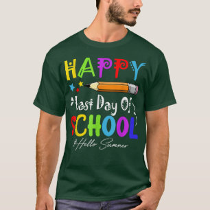 T-shirt Jolie Dernière journée de l'école Bonjour Graduat
