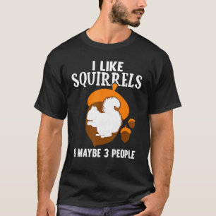 T-shirt Jolie écureuil enfants garçons filles drôle Écureu