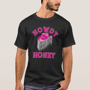 T-shirt Jolie esthétique rose cowgirl sudiste musique coun