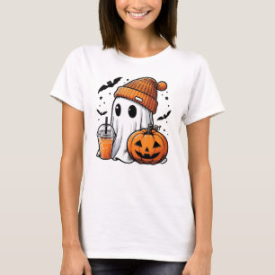 T-shirt Jolie Fantôme Femme Halloween