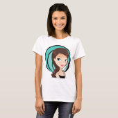T-shirt Jolie fille (Devant entier)