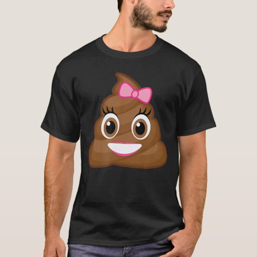 T-shirt Jolie fille de caca (Devant)