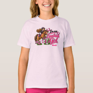 T-shirt Jolie fille équestre