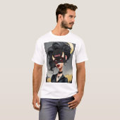 T-shirt Jolie fille horrible (Devant entier)