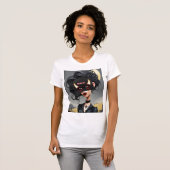 T-shirt Jolie fille horrible (Devant entier)