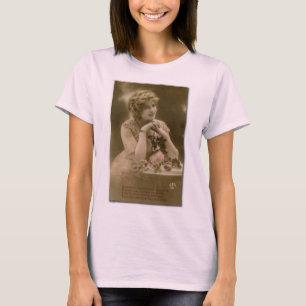 T-shirt Jolie Fille, Paris France