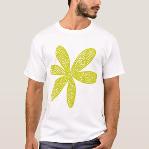 T-shirt Jolie Fleur - Vert banane