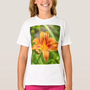 T-shirt Jolie grande fleur Lily photo