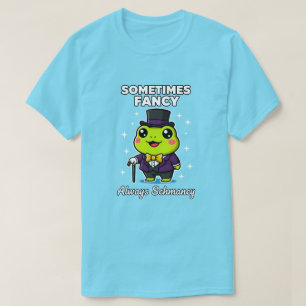 T-shirt Jolie Grenouille Élégante Parfois Chic Toujours Sc