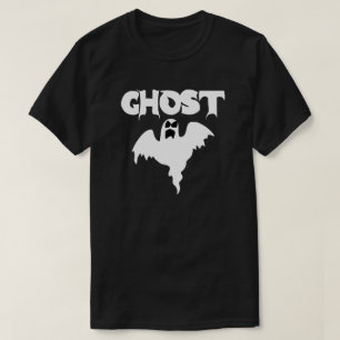 T-shirt Jolie Halloween Fantôme Noir