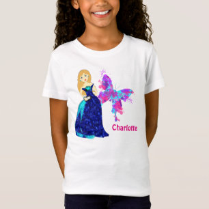 T-Shirt Jolie illustration de papillon de mode personnalis