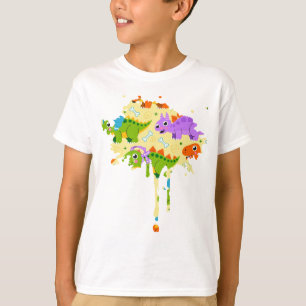 T-shirt Jolie impression de dinosaure personnalisable