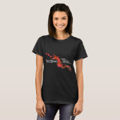 T-shirt Jolie impression d'Hippocampe (Devant entier)