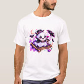 T-shirt Jolie lecture fantôme Halloween (Devant)