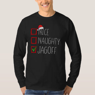 T-shirt Jolie méchant Jagoff liste de Noël Xmas Père Noël
