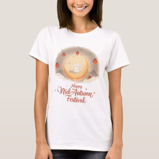 T-shirt Jolie Moon Rabbit - Happy Mid-Autumn Festival Tee