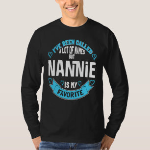 T-shirt Jolie Nounou pour Grand-mère pour Nounou