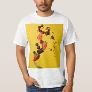 T-shirt Jolie nourriture