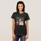 T-shirt Jolie Père Noël Ho Ho Joyeux Noël (Devant entier)