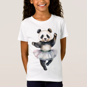 T-Shirt Jolie petite ballerine panda danse ballet