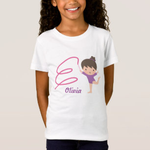 T-Shirt Jolie Petite Gymnaste et Gymnastique au Ruban