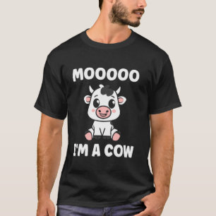 T-shirt Jolie petite vache Citation drôle mooo je suis une