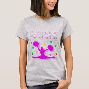 T-SHIRT JOLIE POM-POM GIRL ROSE DÉBARDEUR PERSONNALISÉ