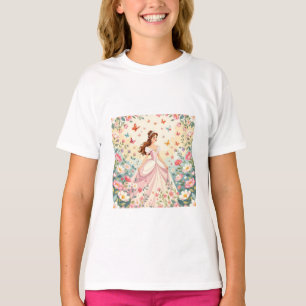 T-shirt Jolie princesse avec papillons