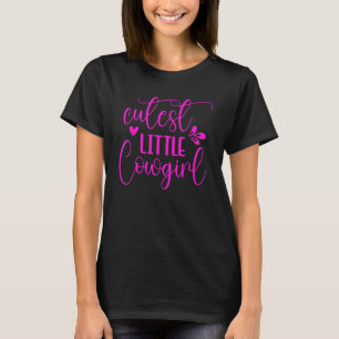 T-shirt Jolie princesse cowgirl Filles de petite cowgirl m