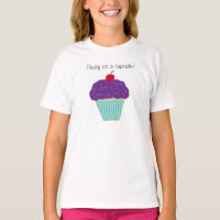 Jolie Purple Frosting Cherry Cupcake Girls